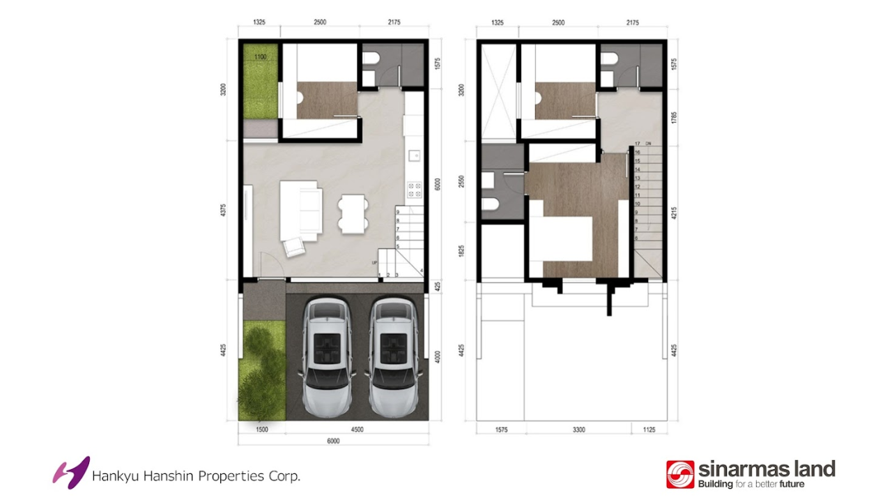 Layout Vireya BSD Tipe Lebar 6